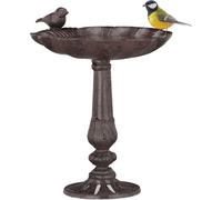 relaxdays Mangeoire pour oiseaux debout en fonte