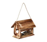 relaxdays Mangeoire pour oiseaux en bois