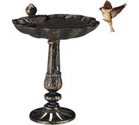relaxdays Mangeoire pour oiseaux en fonte
