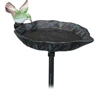 relaxdays Mangeoire pour oiseaux en fonte avec piquet de terre