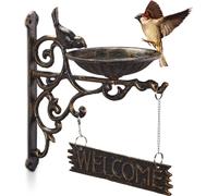 relaxdays Mangeoire pour oiseaux Welcome