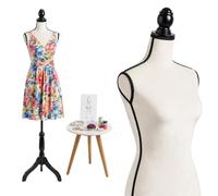 Mannequin couture, buste vitrine velours, taille 36/38 femme
