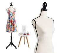 Mannequin couture, buste vitrine velours, taille 36/38 femme