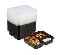 Relaxdays Meal prep container en lot de 24