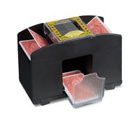 Relaxdays Mélangeur De Cartes Automatique 4 Ponts Automatique Trieur Carte Automatique