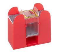 Relaxdays Mélangeur de cartes électrique 6 jeux