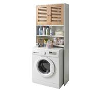 Relaxdays Meuble sur lave-linge 2 portes