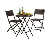 Relaxdays Meuble de jardin BASTIAN salon de jardin