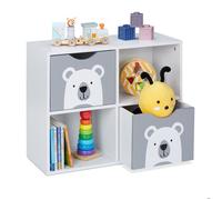 Relaxdays Meuble oursons pour enfants