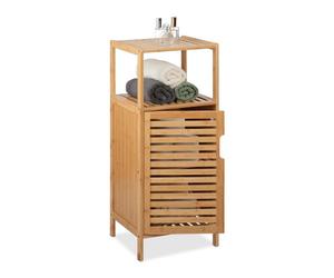 Relaxdays Meuble de salle de bain en bambou