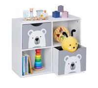 Relaxdays Meuble oursons pour enfants