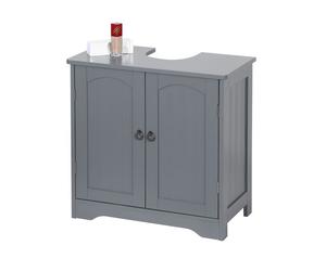 Relaxdays Meuble sous-lavabo avec étagère