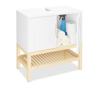 Relaxdays Meuble sous lavabo pour salle de bain