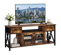 Relaxdays Meuble TV avec rangement