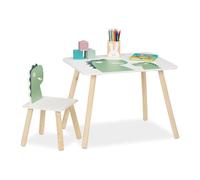 relaxdays Ensemble de sièges pour enfants Dinosaure