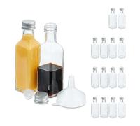 Relaxdays Lot de mini bouteilles 100 ml