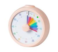 Relaxdays minuteur visuel Silencieux Enfants, Alarme Optique, Rose