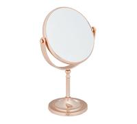 relaxdays Miroir de courtoisie avec grossissement cuivre