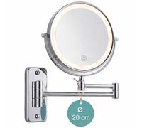 Relaxdays Miroir de maquillage mural LED