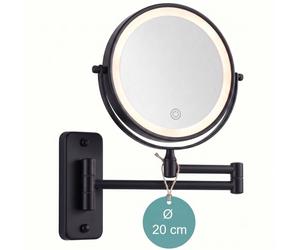 Relaxdays Miroir de maquillage mural LED