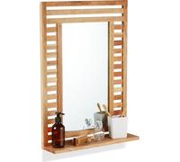 relaxdays Miroir de salle de bain avec rangement