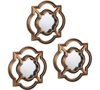 relaxdays Miroir décoratif, lot de 3
