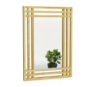 Relaxdays Miroir en bois de pin fixation murale