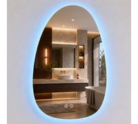 Relaxdays Miroir LED & antibuée