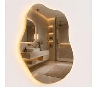 Relaxdays Miroir LED & antibuée