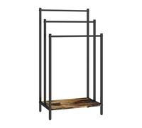 Relaxdays Miroir Rond, Ø 60 cm, avec Cadre, Miroir Mural pour Couloir, Salle de Bain, Salon, Couloir à Suspendre, doré