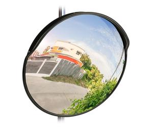 Relaxdays Miroir routier 60 cm noir