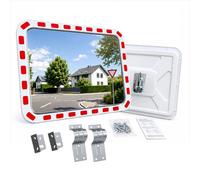 Relaxdays Miroir routier rectang.