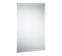 Relaxdays Miroir sans Cadre, Glace Murale 40x60 cm, Format Portrait et Paysage, facettes pour Salle de Bain, Clair