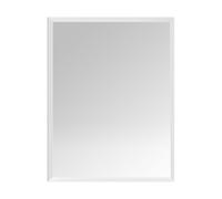 Relaxdays Miroir sans Cadre, 40 x 50 cm, rectangulaire à facettes, Portrait/Paysage, Mural Couloir et Salle de Bain