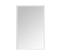 Relaxdays Miroir sans Cadre biseauté 40x60 cm, Mural, Portrait/Paysage, pour Couloir et Salle de Bain, Verre