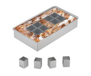 Relaxdays Moule à gâteaux chiffres et lettres