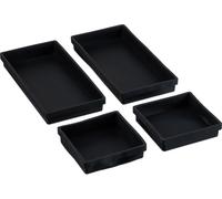 relaxdays Moule à pâtisserie en silicone, set de 4 pièces