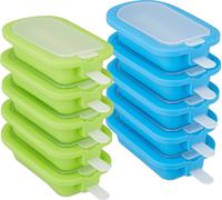 relaxdays Moules à glace, set de 10 moules en silicone