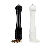Relaxdays Moulin à épices en bois lot de 2