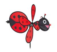 Relaxdays Moulin à vent Coccinelle en lot de 2