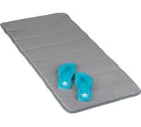 relaxdays Mousse à mémoire de forme Tapis de bain gris