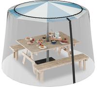 relaxdays Moustiquaire pour parasol