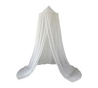 Relaxdays Moustiquaire XXL pour lit Simple et Double, Maison & Voyages, Sac Inclus, 250 x 60 cm, Blanche