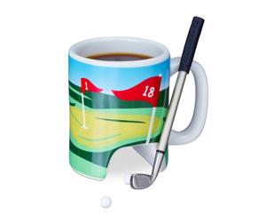 Relaxdays Mug sur le thème du golf