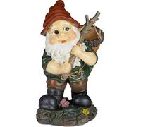 relaxdays Nain de jardin avec corbeille de glands