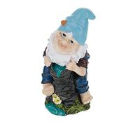 Relaxdays Nain de Jardin avec Seau d'eau, Escargot, résiste aux intempéries, HxLxP: 24x11x10 cm, Figurine, Multicolore