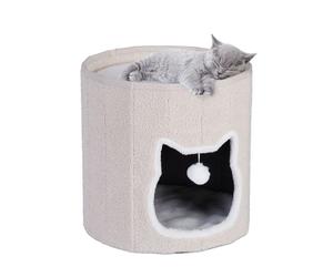 Relaxdays Niche beige pour votre chat