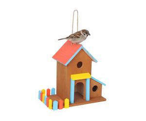 Relaxdays Nichoir coloré à suspendre