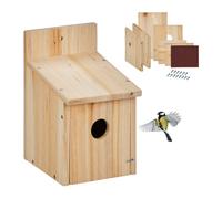 relaxdays Nichoir en kit pour oiseaux