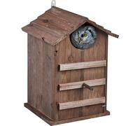 relaxdays Nichoir en bois pour chouette